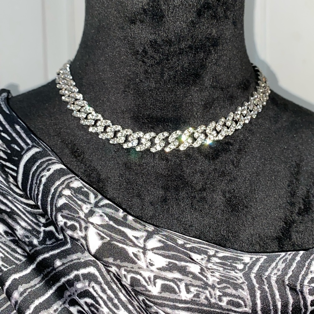 Hip-Hop Rhineatone chocker (unisex) New